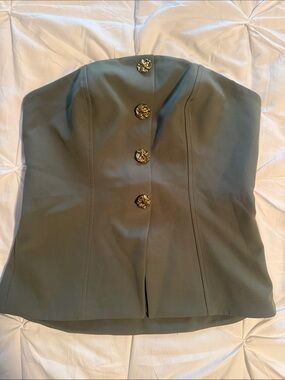 Express Olive Green Tube Top